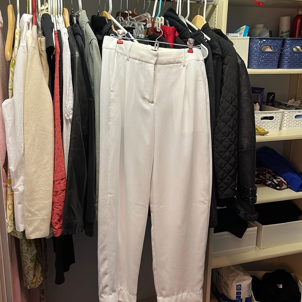 JCREW essential pant white size 4